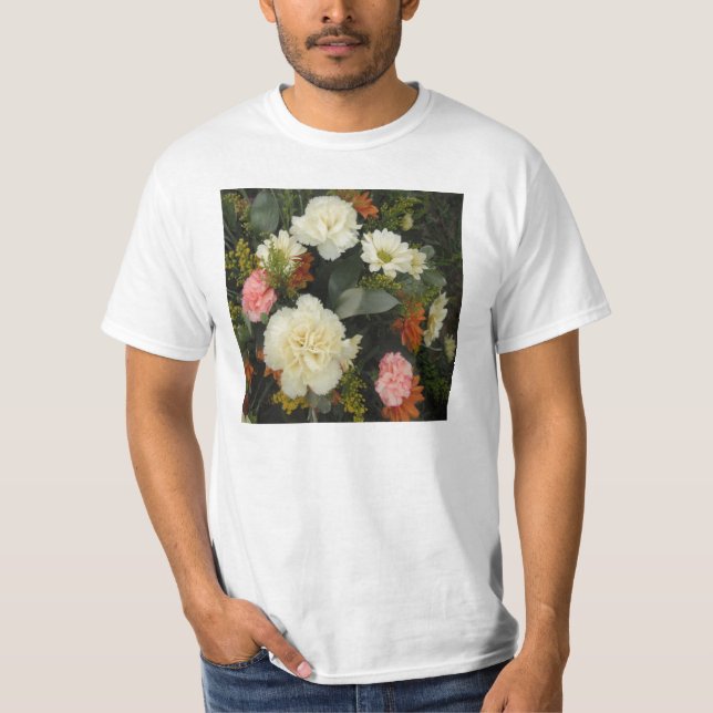 Carnation Bouquet de camisetas (Anverso)