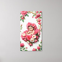 Carnation Halo - Bebé Niña Nacimiento Flor Arte