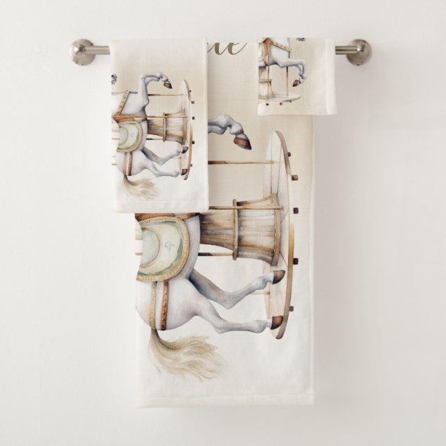 Carnaval de circo de Merry Go con una hermosa raci (In situ)