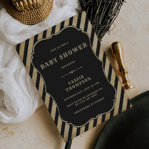 Carnaval de invitaciones de circo vintage Baby Sho