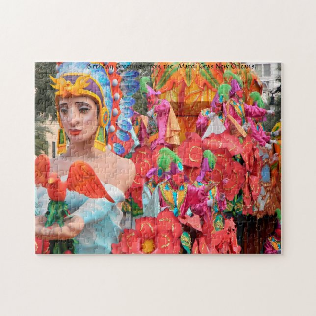 Carnaval de Nueva Orleans. Rompecabezas (Horizontal)