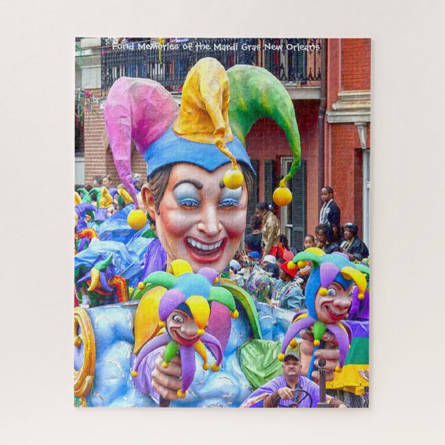 Carnaval de Nueva Orleans. Rompecabezas (Vertical)