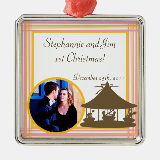 Carnaval de ornamentos Personalizados personalizad (Frente)