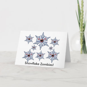 Carnaval de Zombie Copo de Nieve Halloween Navidad