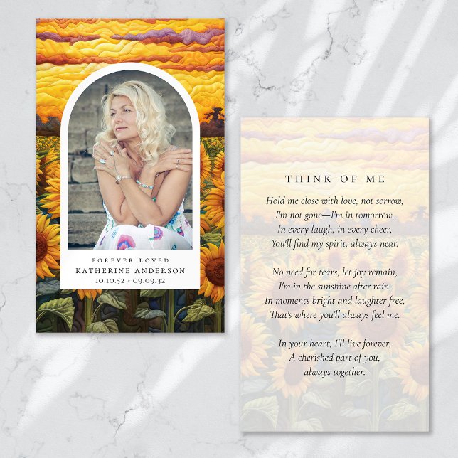 Carné conmemorativa de girasoles encantados para s (Subido por el creador)