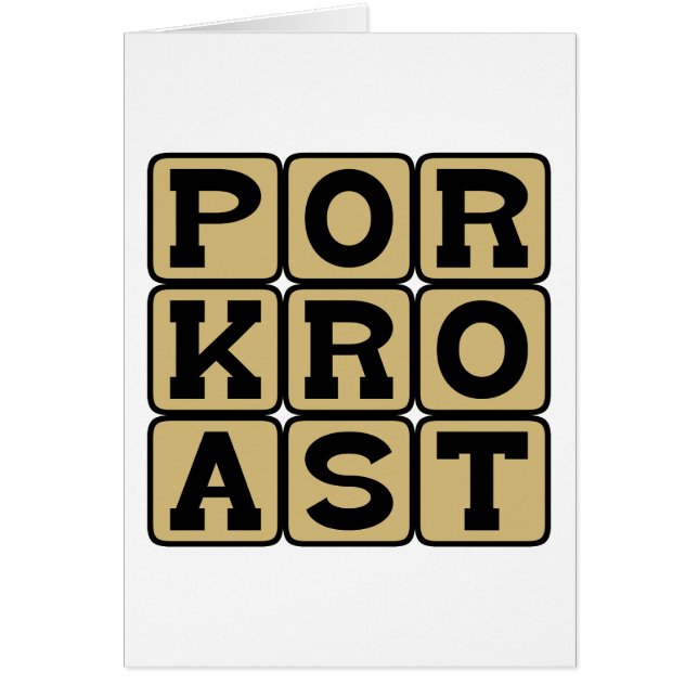 Carne de cerdo, plato de cerdo (Frente)