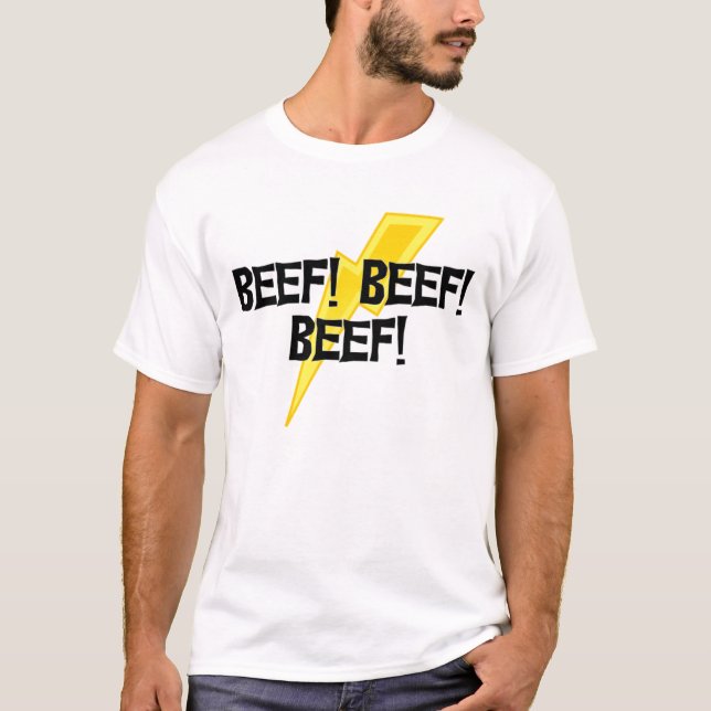 ¡Carne de vaca! Camiseta (Anverso)