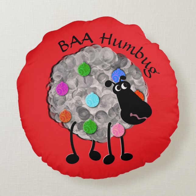 Carne divertida de oveja de dos lados de almohada (Reverso)