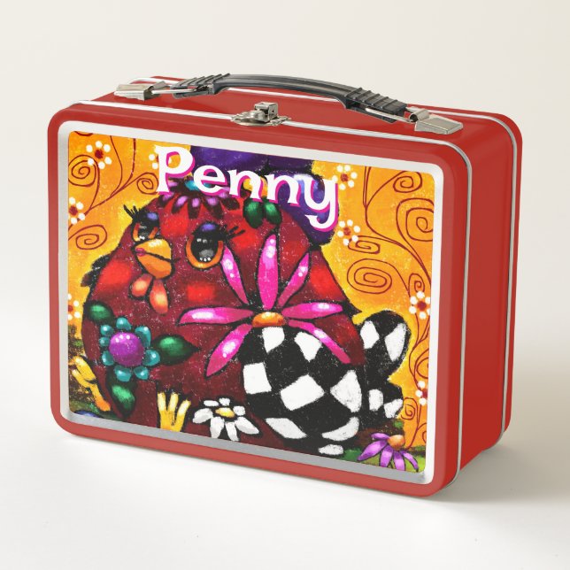 Carne y caprichosa pollo floral chunky personaliza (Anverso)