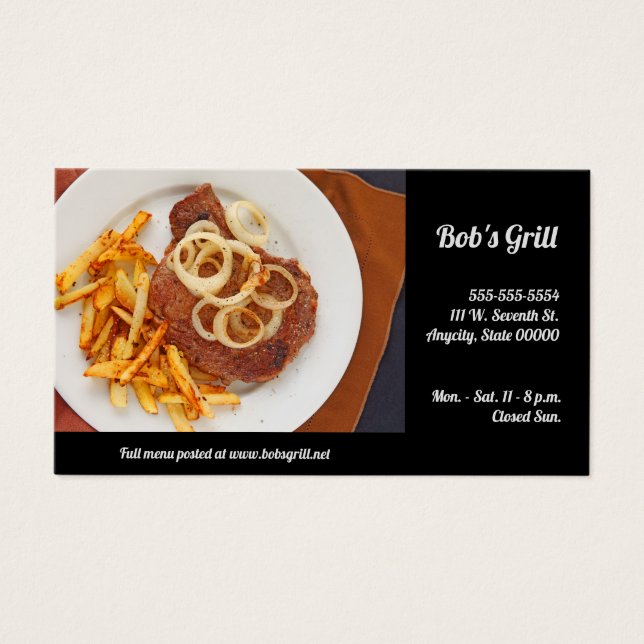 Carne y patatas fritas (Frente)