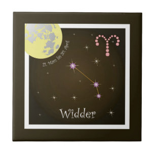 Carnero 21. El marzo hasta 20 el abril baldosa de