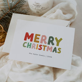 CAROL Colorful Cute Family Diversión Feliz Navidad