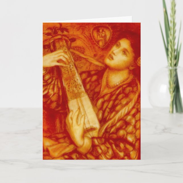 Carol de Navidades por tarjeta Rossetti (Anverso)