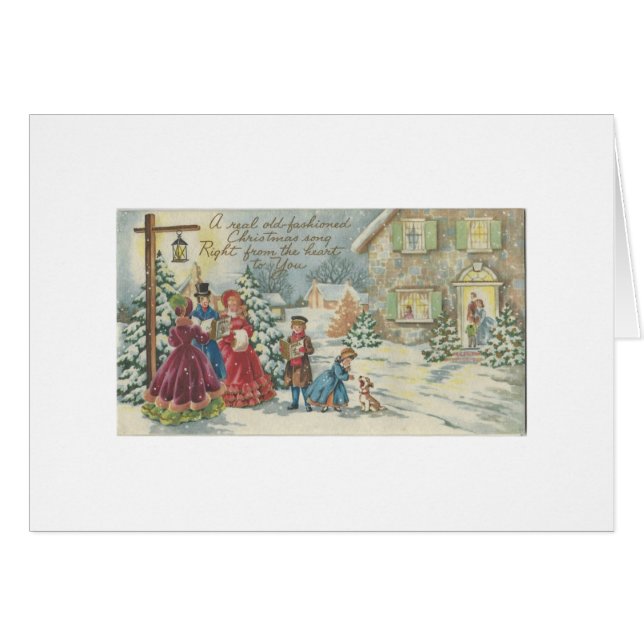 Caroleros de Navidad de época (Anverso (Horizontal))