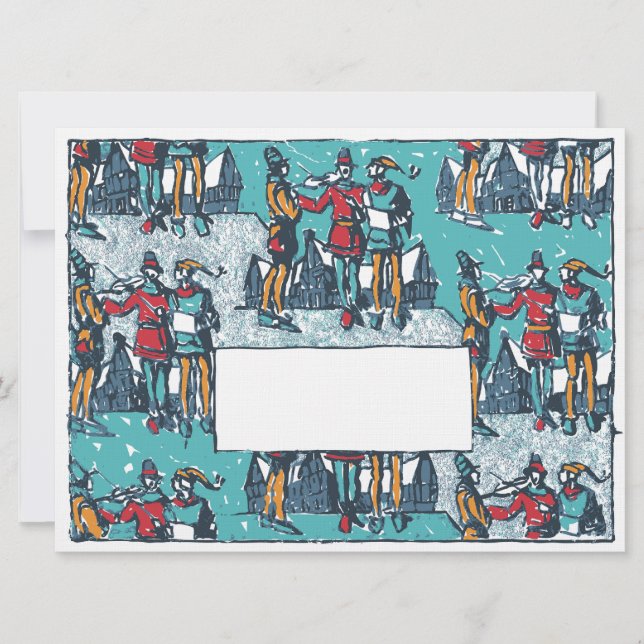 Caroleros medievales del decenio de 1920 (Anverso)