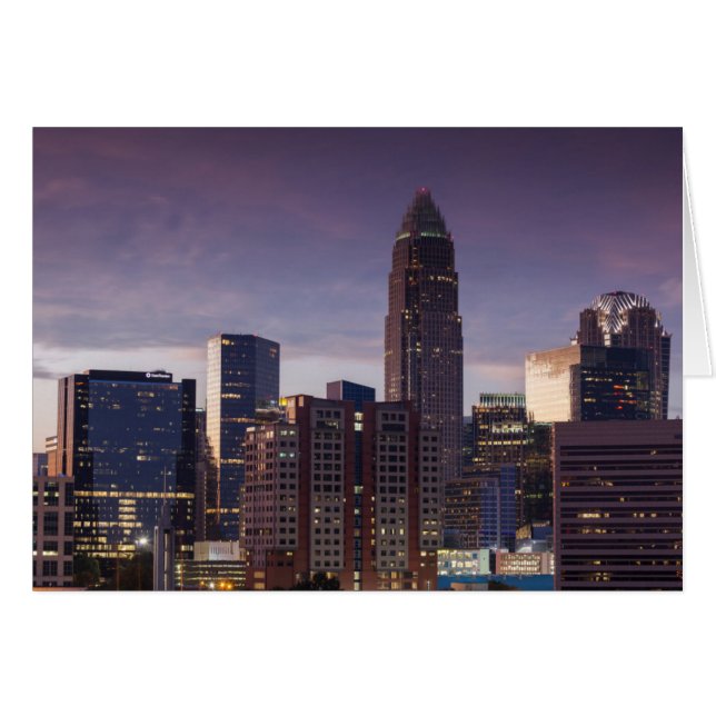 Carolina del Norte, Charlotte, vista elevada (Anverso (Horizontal))