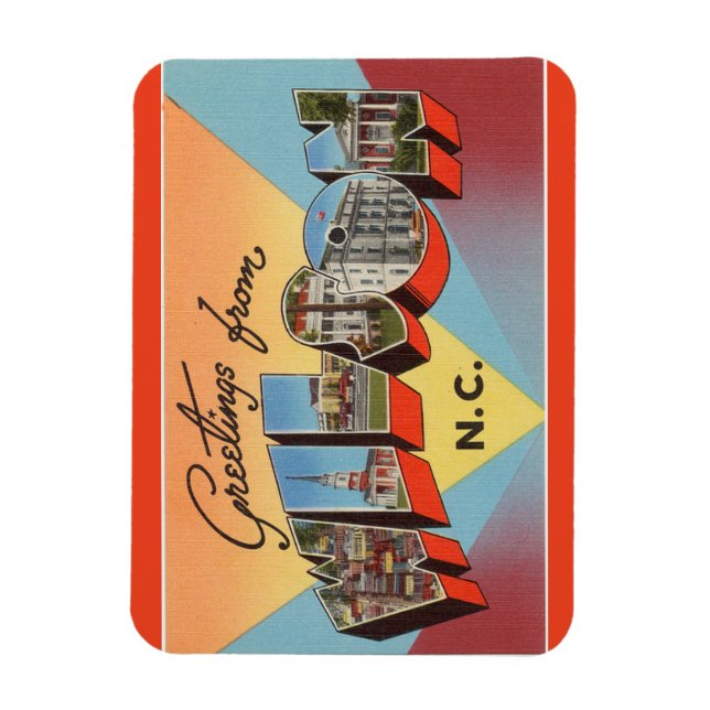 Carolina del Norte, imán Wilson (Vertical)