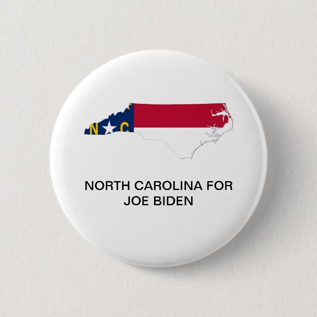 CAROLINA DEL NORTE para el botón de JOE BIDEN (Anverso)
