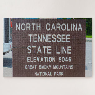 Carolina del Norte Tennessee Jigsaw Puzzle