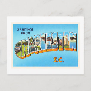 Carolina del Sur Carolina del Sur Viejo Postal Vin