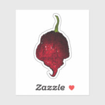 Carolina Reaper Chili Pepper Pegatina