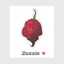 Carolina Reaper Chili Pepper Pegatina