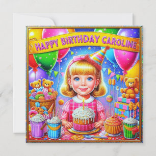 CAROLINE ~ Feliz cumpleaños ~ Chica de cumpleaños