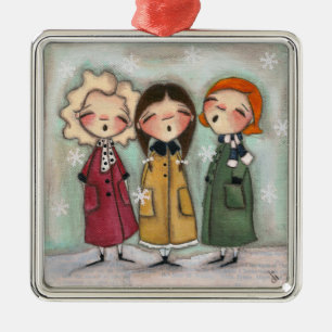 Caroling, Caroling - ornamento cuadrado superior