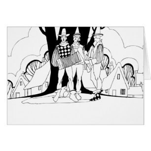 Caroling de acordeón deco renacentista