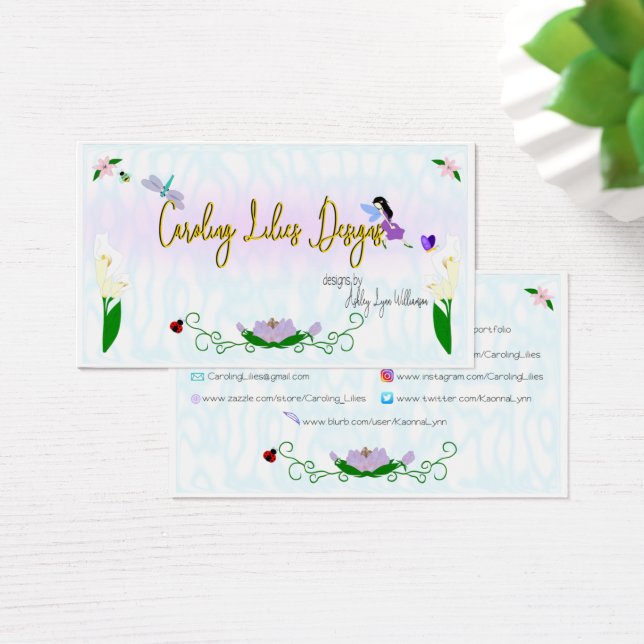 Caroling Lilies Redesign Card (Escritorio)