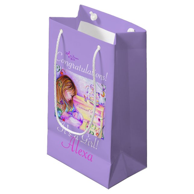 Carousel Dreams Personalizable Pequeña Bolsa de Re (Angulo Anverso)