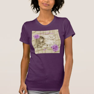 Carousel Dreams Vintage Rosa Fine Jersey T-Shirt