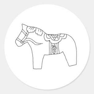 Carousel Horse Pegatina