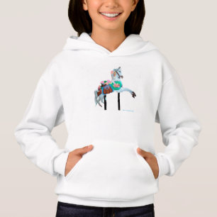"CAROUSEL WHITE HOODIE"