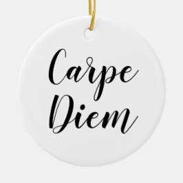 Carpe Diem | Ornamento Inspirador de presupuesto S