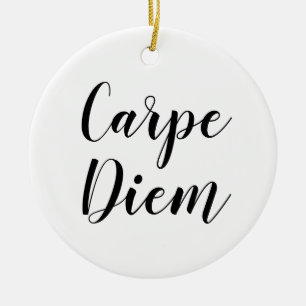 Carpe Diem   Ornamento Inspirador de presupuesto S