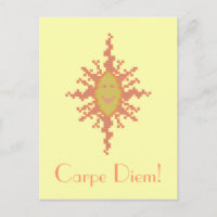 ¡Carpe Diem! Postal de Sunburst