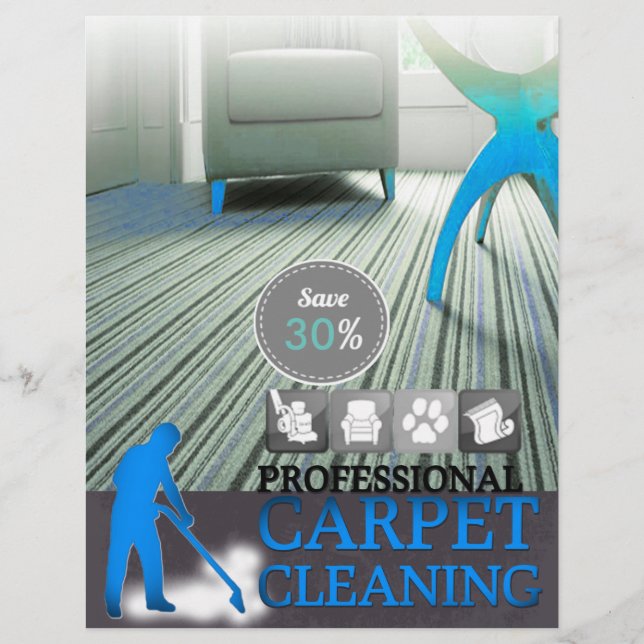 Carpet Cleaning Service Discount Offer Flyer (Frente)