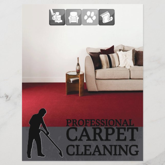 Carpet Cleaning Service Flyer (Frente)