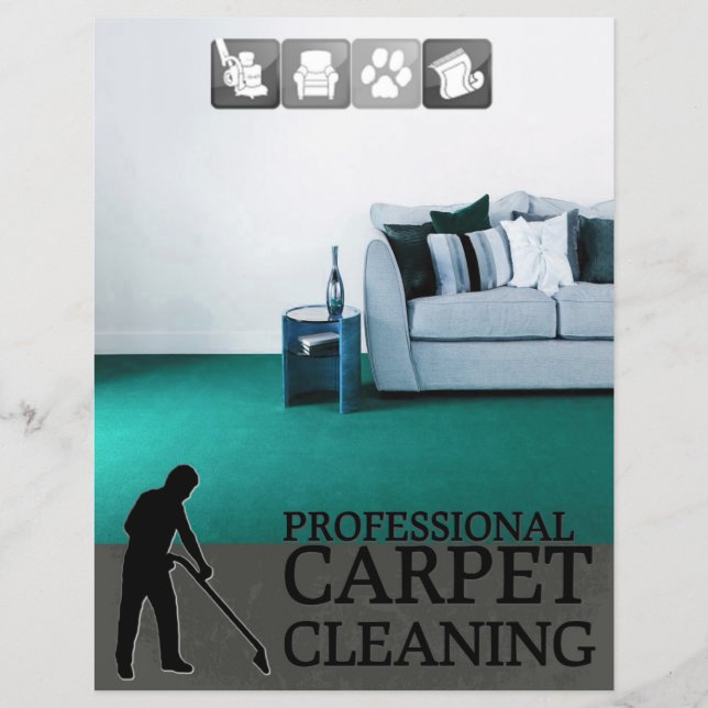 Carpet Cleaning Service Flyer (Frente)