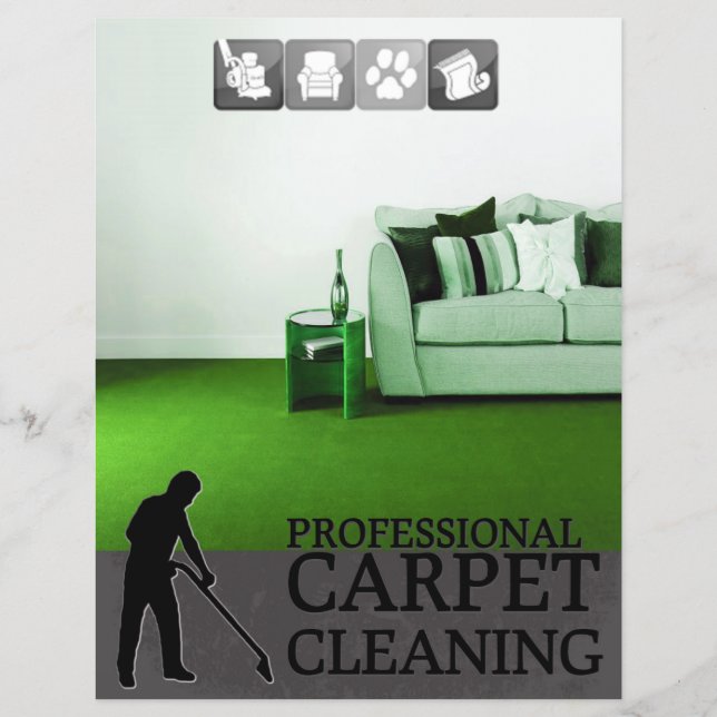 Carpet Cleaning Service Flyer (Frente)