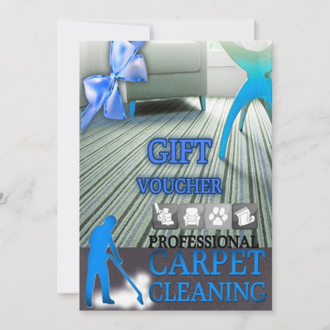 Carpet Cleaning Service Gift Voucher (Anverso)