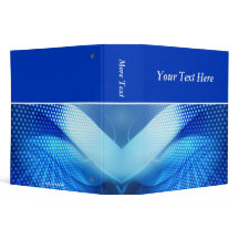 Carpeta abstracta azul moderna