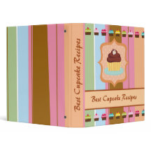 Carpeta artsy de la receta de la raya de las