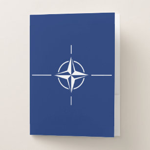 Carpeta Con Bolsillos Bandera de la OTAN