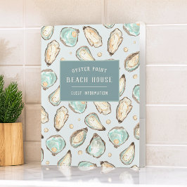 Carpeta Con Bolsillos Información de huéspedes de alquiler de vacaciones