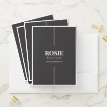 Minimalista de lujo con encanto negro/blanco