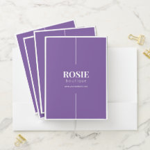 Minimalista Lujo Boutique Purple/White