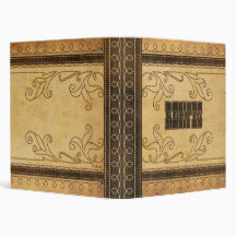 Carpeta cosida occidental de la receta