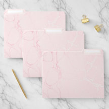 Carpeta de archivos fijada - rosa de mármol